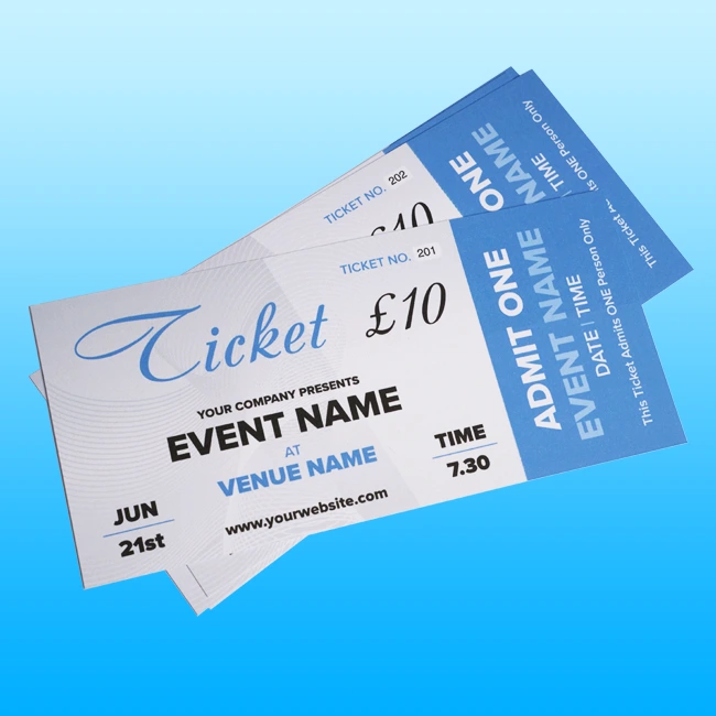 Tickets Printing Clydebank